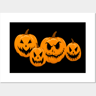 Halloween Pumpkin Posters and Art